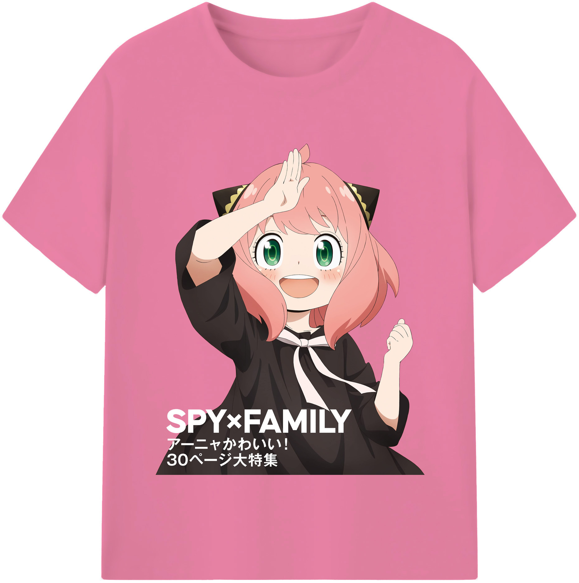（画像用） SPY×FAMILY间谍家家酒 綿100％半袖Tシャツ（フロントプリント）